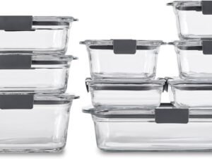 Home brilliance glass food storage containers
